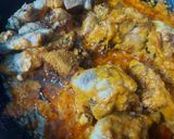 A picture of step 3 of Methi Chicken.