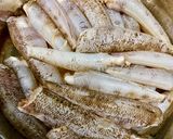Hình bước làm 1 của món Cá bống biển chiên giòn