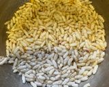 A picture of step 2 of Mini Masala Paniyaram with Rava and Sattu atta.