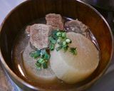 初秋:白蘿蔔煮牛肉的食譜步驟4照片