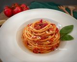 Φωτογραφία βήματος 10 της συνταγής Amatriciana η απόλυτη μακαρονάδα με ζυμαρικά Bucatini 🍝