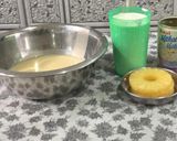 A picture of step 3 of Pineapple pudding.