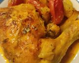 Foto del paso 7 de la receta Pollo Asado al Vino Blanco y Orégano con Patatas al Pimentón y Cúrcuma y Cherrys