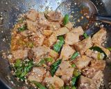A picture of step 7 of Suran ki sukhi bhaji.