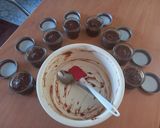 Foto del paso 6 de la receta 318. Vasitos de plátano al cacao con galletas