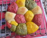 A picture of step 18 of Holi Special Natural Coloured Mini Buns.