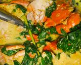 Gambar langkah 4 resipi Masak Lemak Ketam Nipah Pucuk Manis.