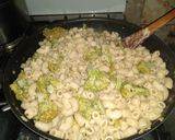 Foto del paso 5 de la receta: Pasta con crema, brócoli y pollo 🥦🍗
