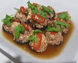 รูปขั้นตอนการทำที่ 3 ของ หมูกุ้งนึ่งเห็ดหอม กับข้าวก็ได้ ติ่มซำก็ดี!