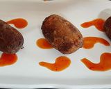A picture of step 3 of Cheese Stuffed Paneer Bhurji Croquettes.