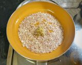 A picture of step 7 of Palak Khichdi.