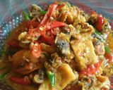 Foto langkah ke 6 dari resep Kerang tahu sambel pedas..