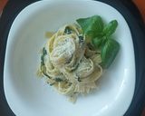 Spenótos tagliatelle recept fázis 3 fotója