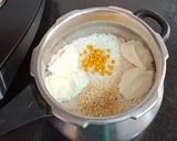 A picture of step 2 of Curd Rice.
