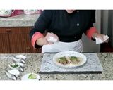 A picture of step 5 of Tacos 'El Paisa' with Beef Head and Tongue.