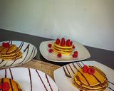 Pas rețetă Pancakes 8 fotografie