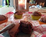 Une image de l'étape 4 de Muffin chocolat fondant.