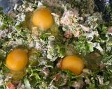 Une image de l'étape 8 de 62• 🥬 Galettes de Manioc aux fanes de radis (sans friture) 🥯.