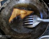 A picture of step 4 of Shahi tukda.