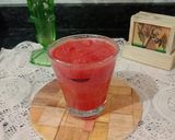 A picture of step 3 of Watermelon juice.