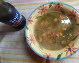 Foto del paso 4 de la receta: Sopa de mejillones, kanikama y verduras