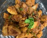 A picture of step 6 of Idli fry.