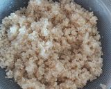 Pas rețetă Brownie vegană de quinoa și afine! 2 fotografie