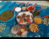 A picture of step 4 of Ragada pattice (Maharashtrian Dish).
