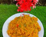 A picture of step 5 of One Pot Cooking (Vegetables Daliya Pulao).