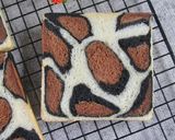 Foto langkah ke 14 dari resep Roti Tawar Motif Leopard (Tanpa Telur).