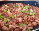 Foto del paso 2 de la receta: Canasta de papa rellena de pollo y champiñones