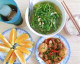 Hình bước làm 1 của món Hôm nay ăn gì?