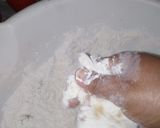 A picture of step 5 of Flour Tortillas with Nopal and Spinach.