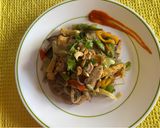 Hình bước làm 4 của món Mì Hàn Quốc chay