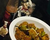 A picture of step 6 of Koyla karahi.