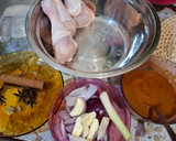 Gambar langkah 1 resipi Kari Ayam Siburan Sarawak simple (version beginner, org single).