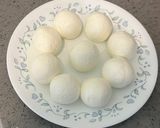 A picture of step 2 of Labneh Balls (Spicy & Plain) (Arabic style breakfast).
