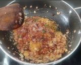A picture of step 6 of Road side Kalan with cabbage.