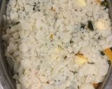Foto del paso 2 de la receta: Pastel de espinaca, acelga y coliflor gratinado con salsa blanca y queso mozzarella
