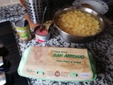 Tortilla de papas y carne