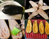 A picture of step 1 of Easy Eggplant or Brinjal Pizza.