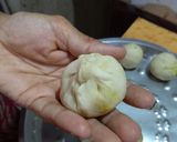 A picture of step 3 of Aloo Kachori.
