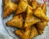 A picture of step 8 of Chicken samosa.