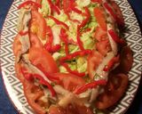 Foto del paso 21 de la receta: Lomo de bonito con majado Urrutia al horno, sobre fondo de ensalada con boquerones en vinagre
