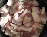 Hình bước làm 1 của món Thịt ba chỉ kho tiêu