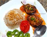 صورة لخطوة 6 من وصفة قوارب الباذنجان المحشي باللحم🍆 😋