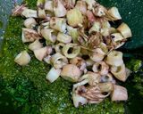 Foto langkah ke 8 dari resep Sambal Cumi Cabe Hijau.