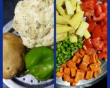 A picture of step 1 of Veg Handi Dum Biriyani.