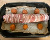 Sajtos-baconos egybefasírt recept fázis 4 fotója