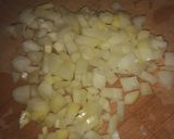 صورة لخطوة 1 من وصفة دجاج محشي بالأرز ولحمة بالفرن